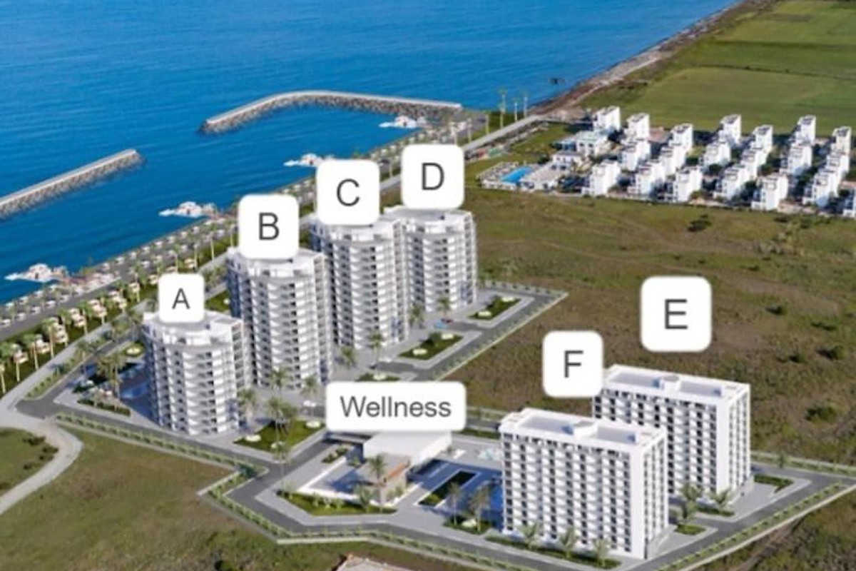 Norra Cypern Takvåningar med ett sovrum vid stranden i Six Tower Health Resort Photo 28
