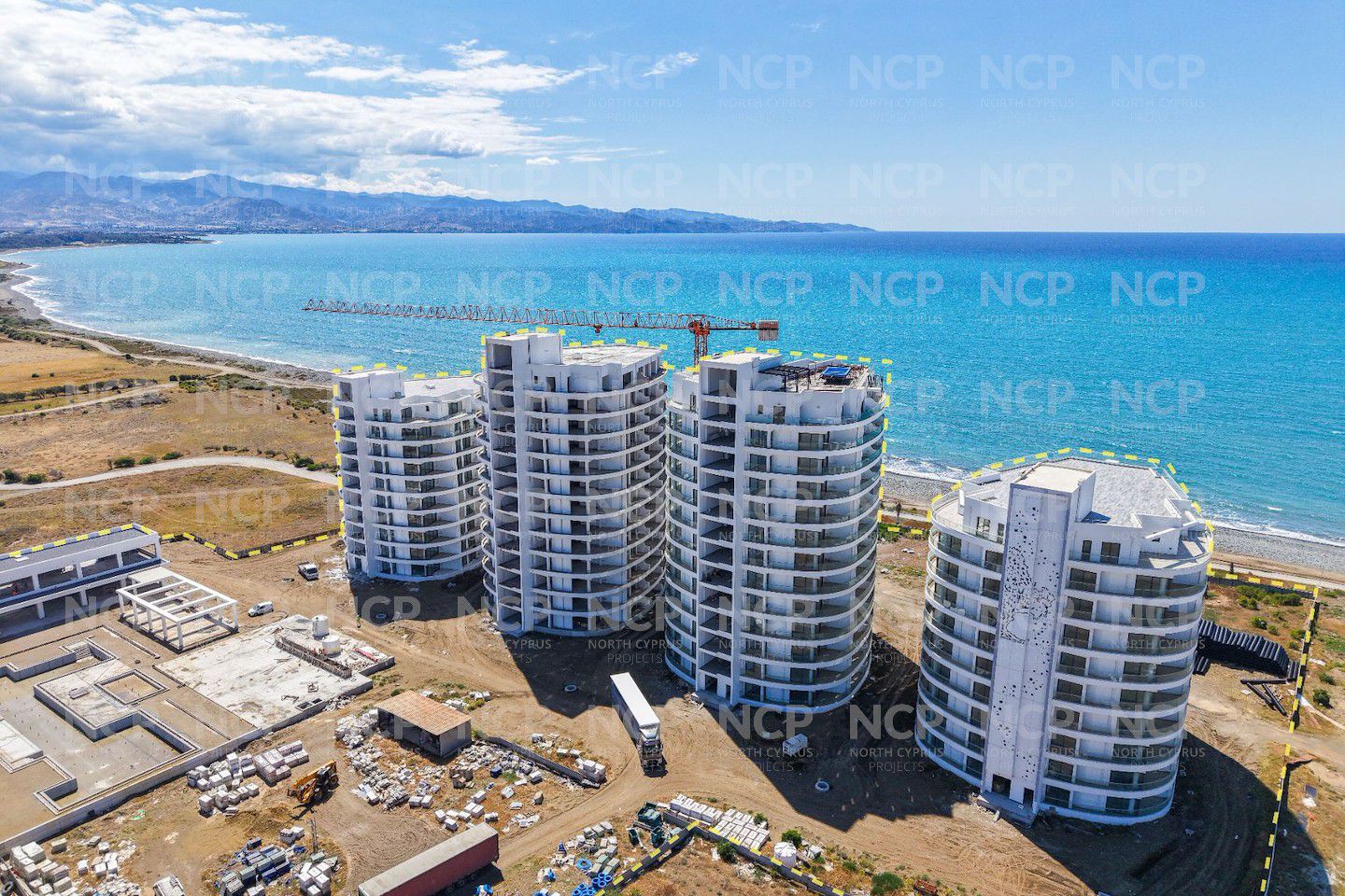 Norra Cypern Takvåningar med ett sovrum vid stranden i Six Tower Health Resort Photo 32
