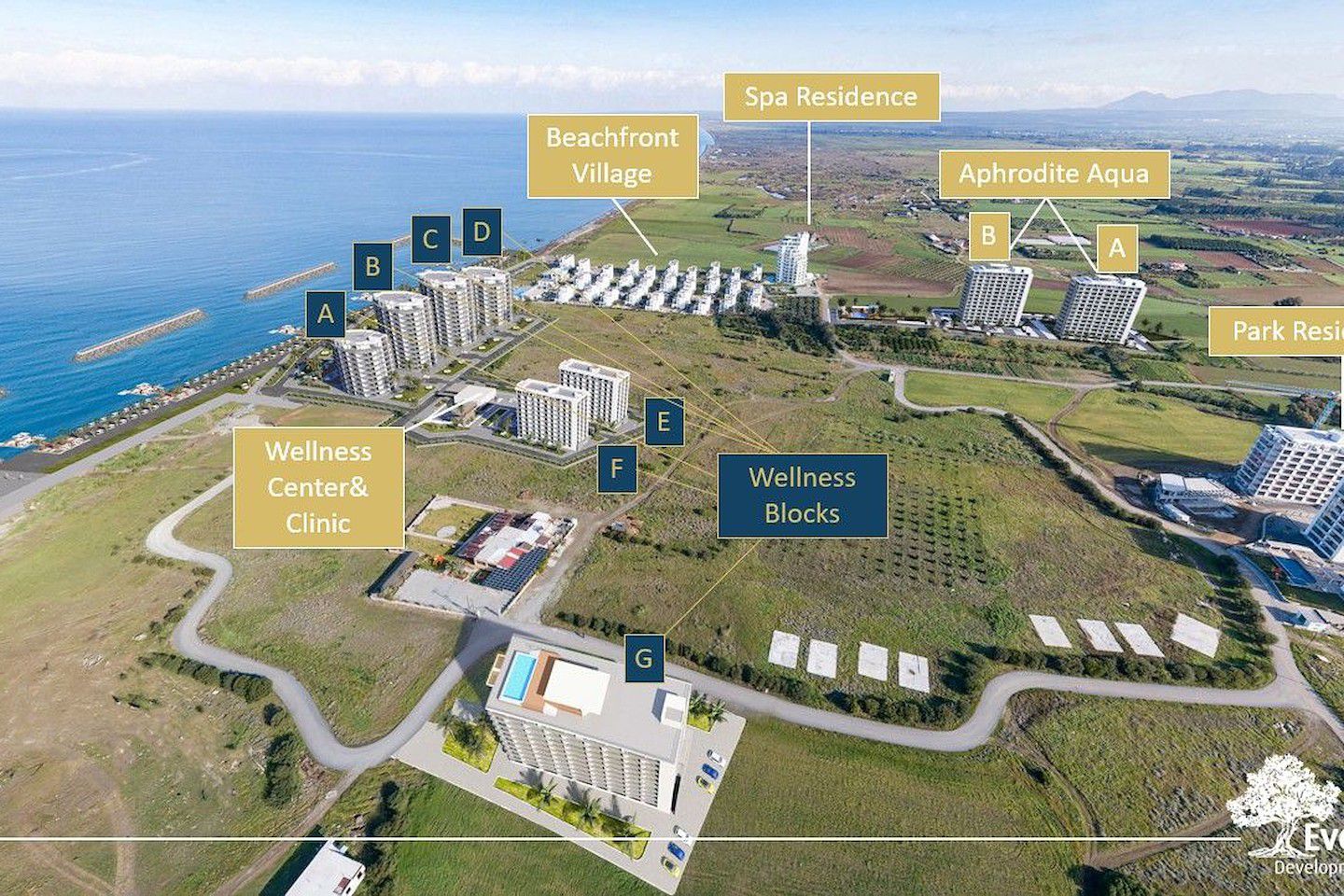 North Cyprus Beachfront Studios in Six Tower Health Resort Photo 18