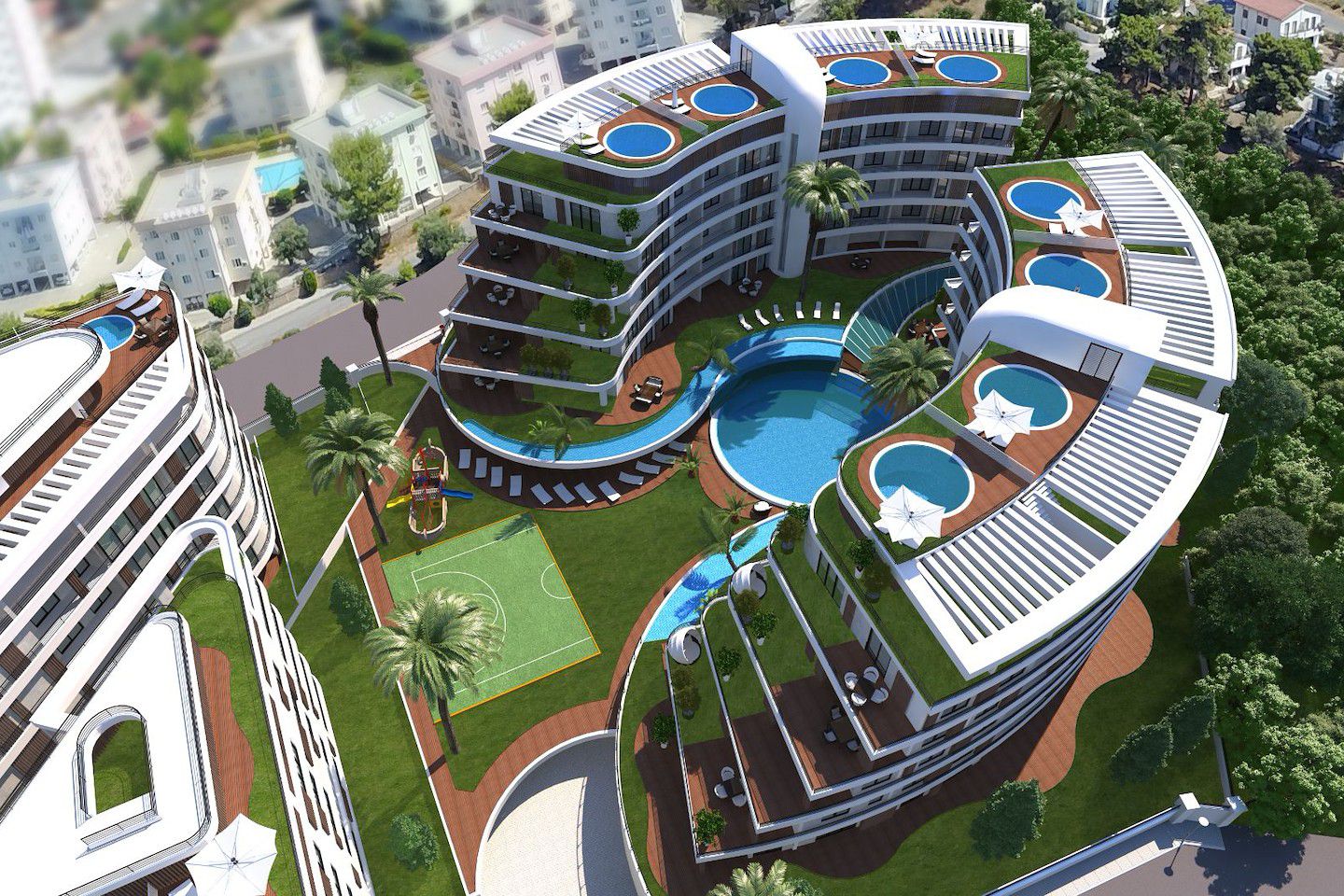 North Cyprus Three Bedroom Apartment in Kyrenia City Center Photo 2