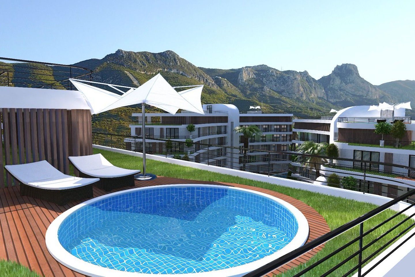 North Cyprus Three Bedroom Apartment in Kyrenia City Center Photo 12