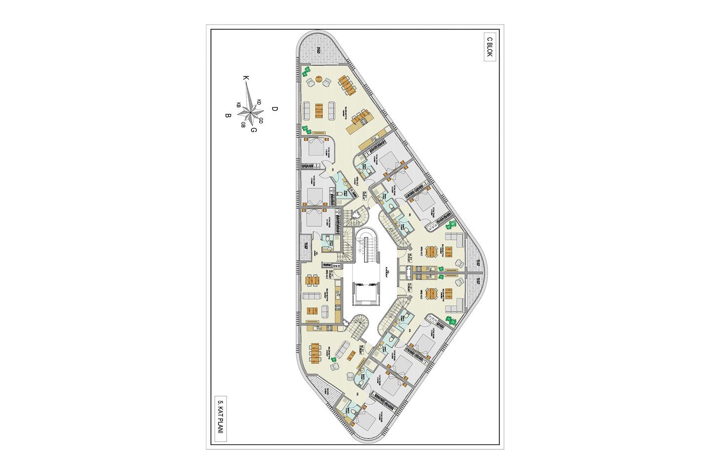 North Cyprus Three Bedroom Apartment in Kyrenia City Center Photo 40