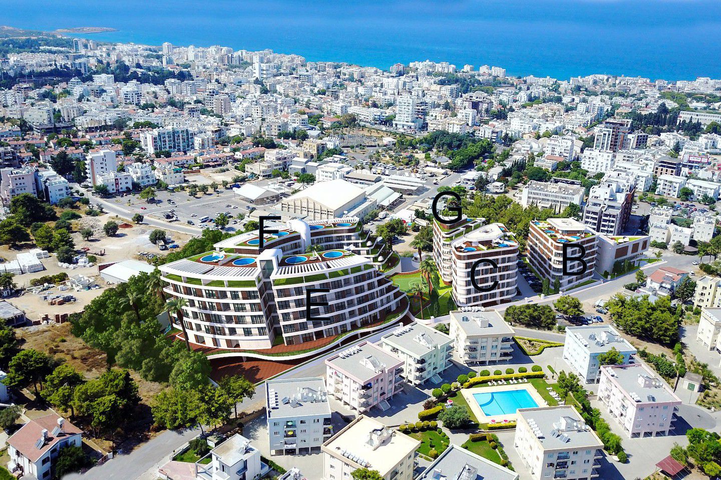 North Cyprus Three Bedroom Apartment in Kyrenia City Center Photo 46