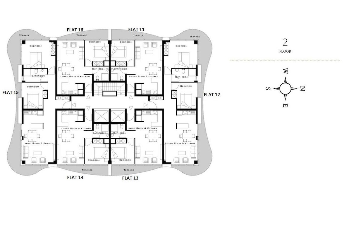Norra Cypern Lägenhet med 1 sovrum i Kyrenia Center Photo 19