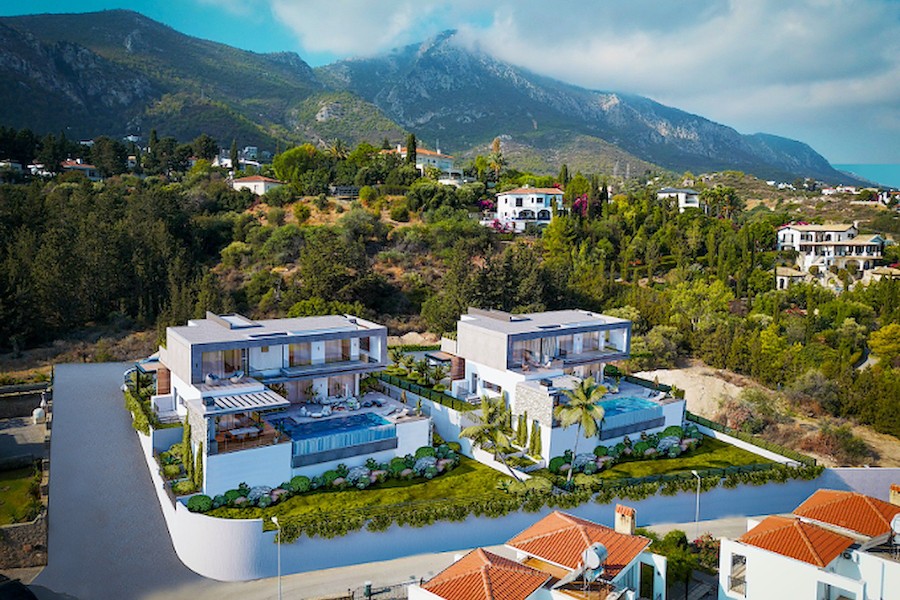 Bellapais Dört Yatak Odalı Villa
