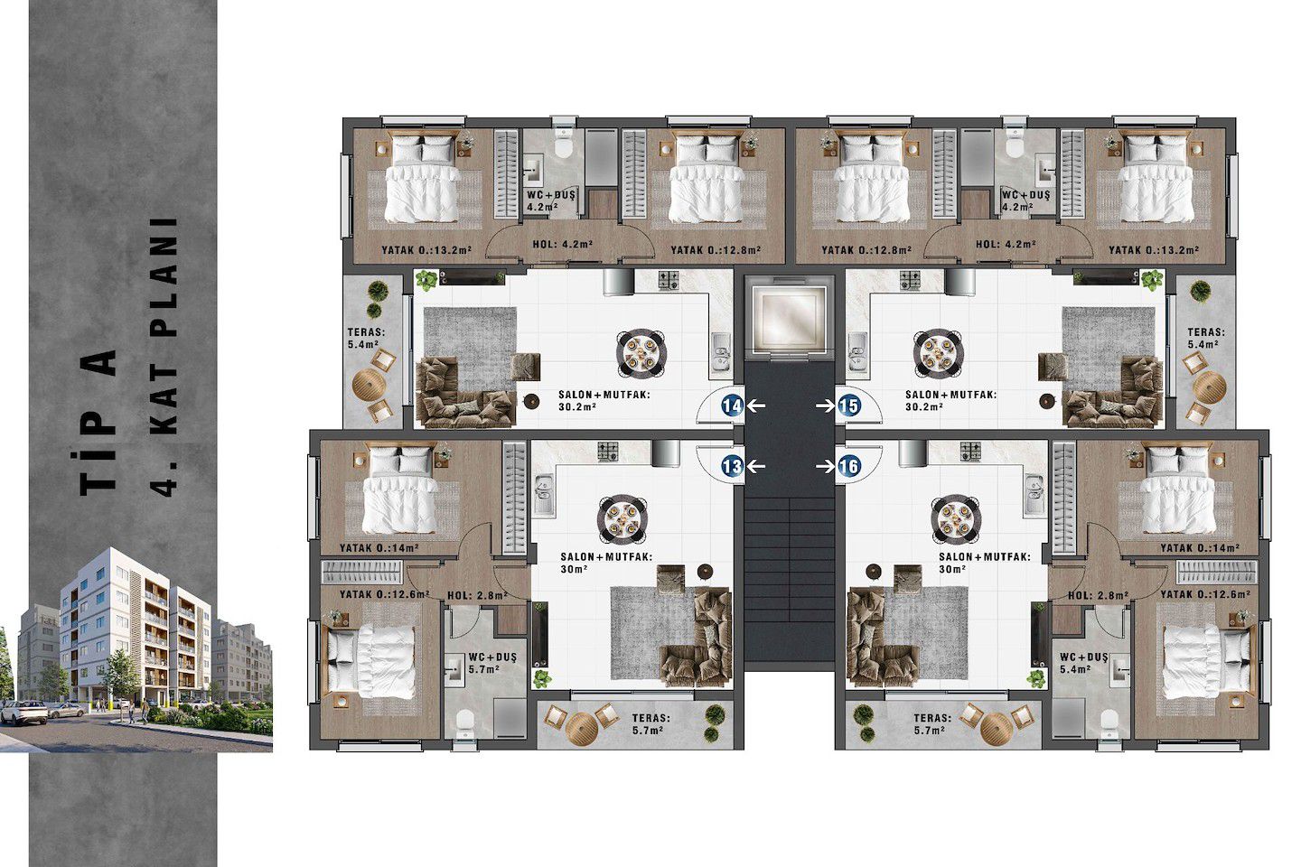 North Cyprus Two Bedroom Apartment in Famagusta Photo 14
