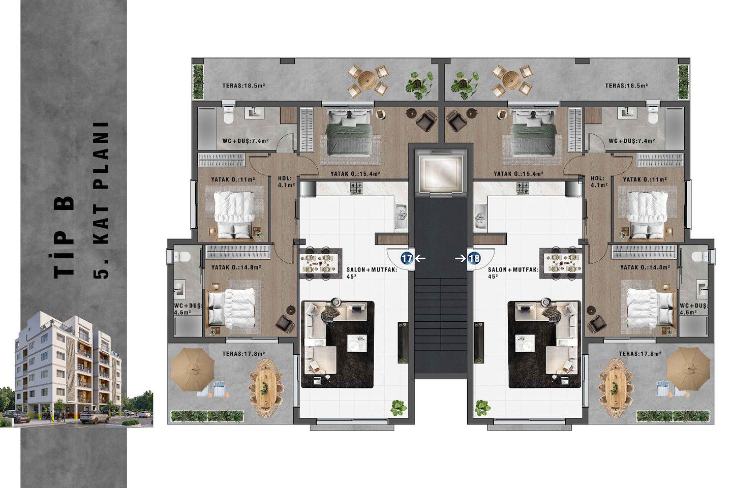North Cyprus Two Bedroom Apartment in Famagusta Photo 20