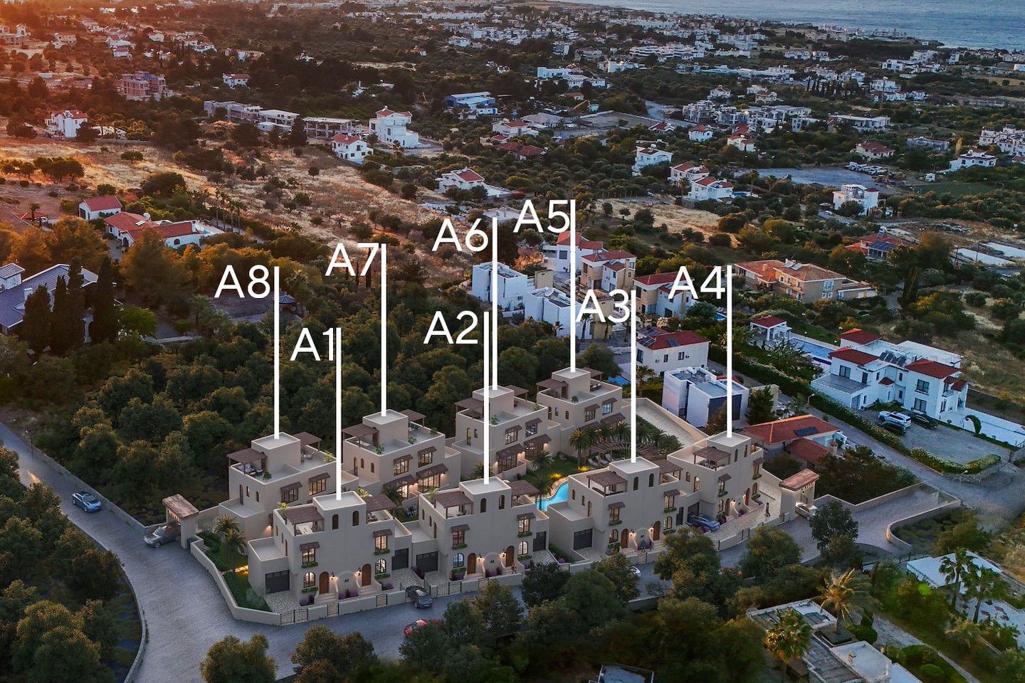 Norra Cypern Radhus med två sovrum i Lapta Photo 63