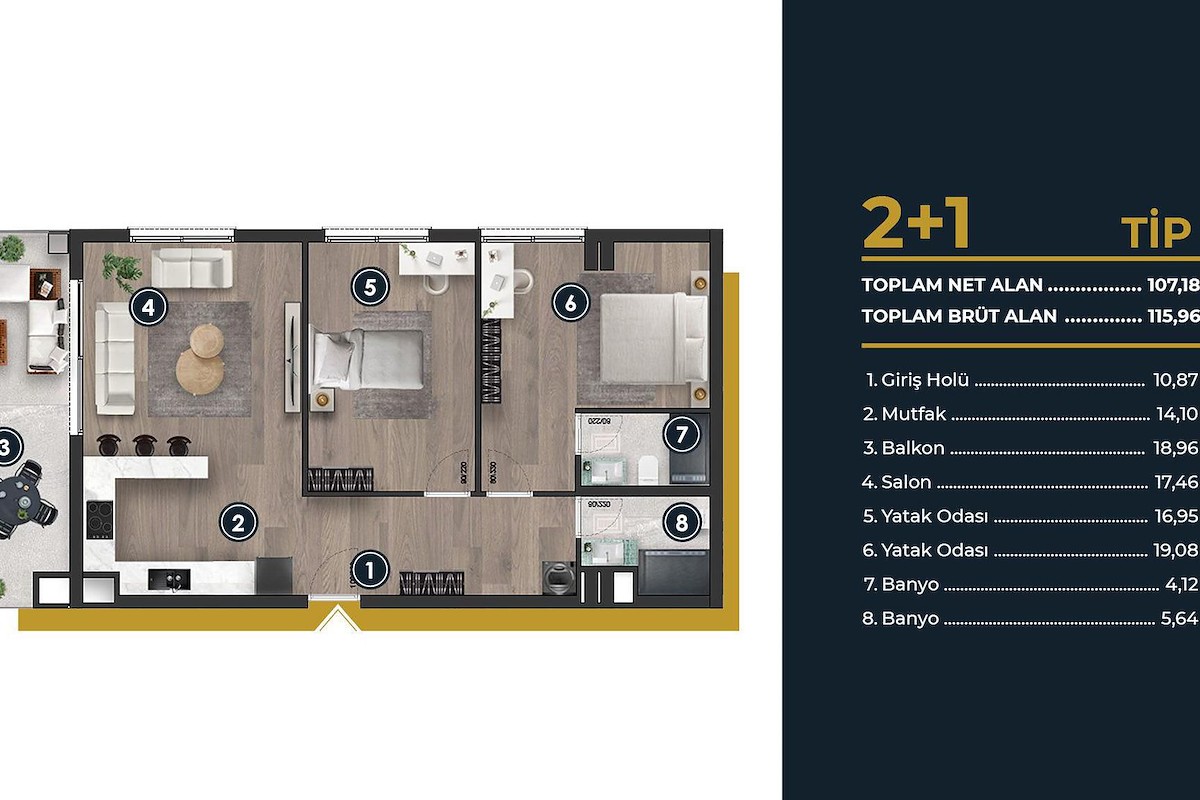 Norra Cypern Lägenhet med 2 sovrum i Gecitkale Photo 38