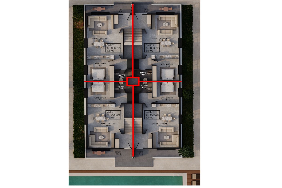 Norra Cypern Villa med tre sovrum i Famagusta Photo 13