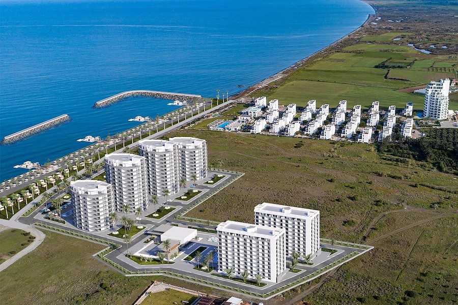 Six Tower Health Resort'ta Sahil Kenarı Üç Yatak Odalı Penthouse'lar