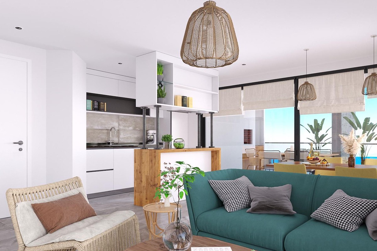 Norra Cypern Takvåningar med ett sovrum vid stranden i Six Tower Health Resort Photo 12