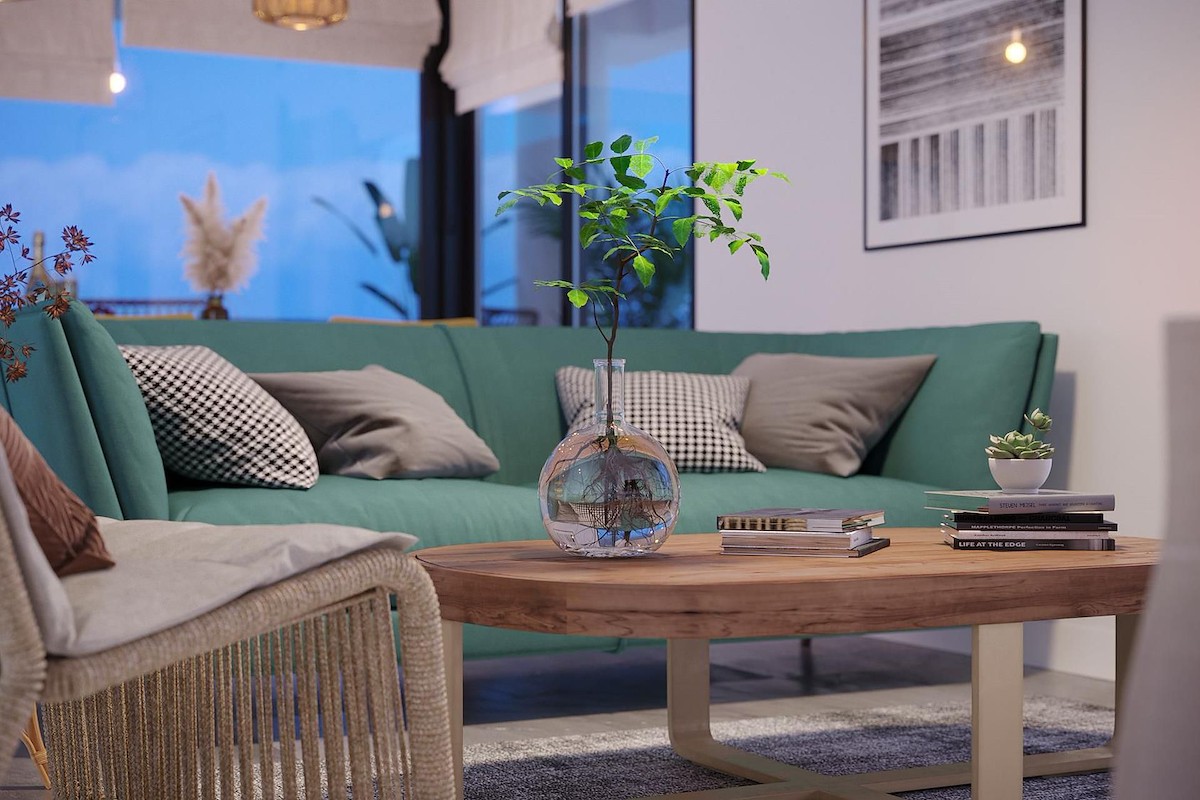 Norra Cypern Takvåningar med ett sovrum vid stranden i Six Tower Health Resort Photo 18