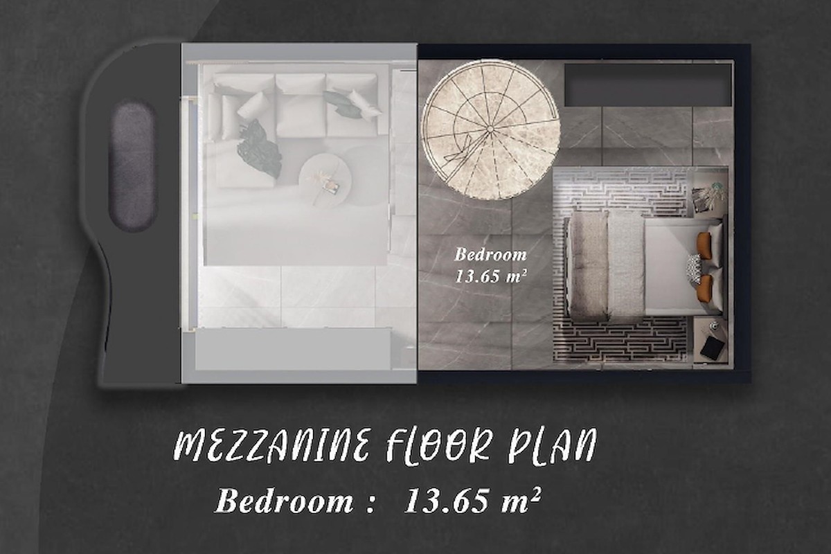 Észak-Ciprus Egy hálószobás loft Yeni Bogaziciban Photo 14