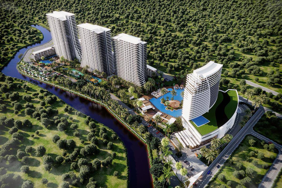 Severný Cyprus Jednoizbový apartmán v luxusnom rezorte na Long Beach Photo 4