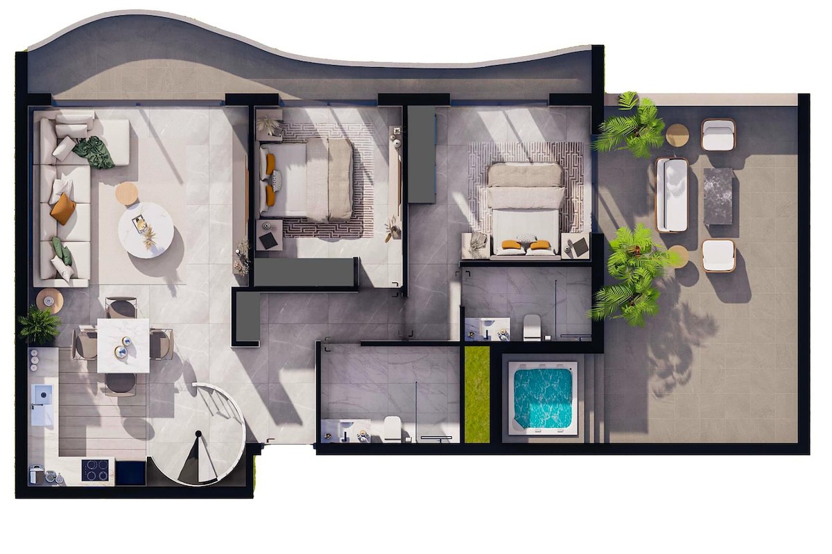 Norra Cypern Loft med tre sovrum i Yeni Bogazici Photo 23