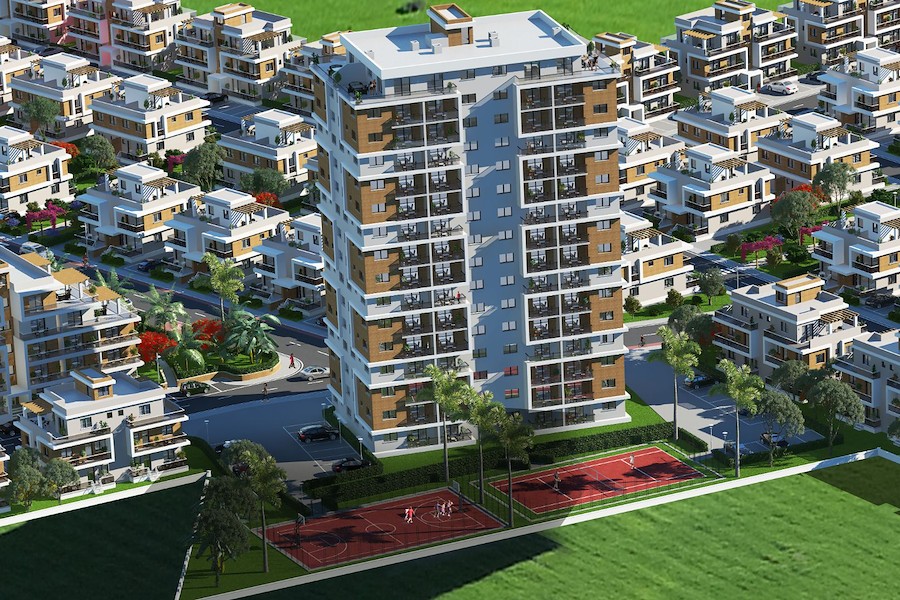 Long Beach (ONYX) yakınında Tek Yatak Odalı Daire
