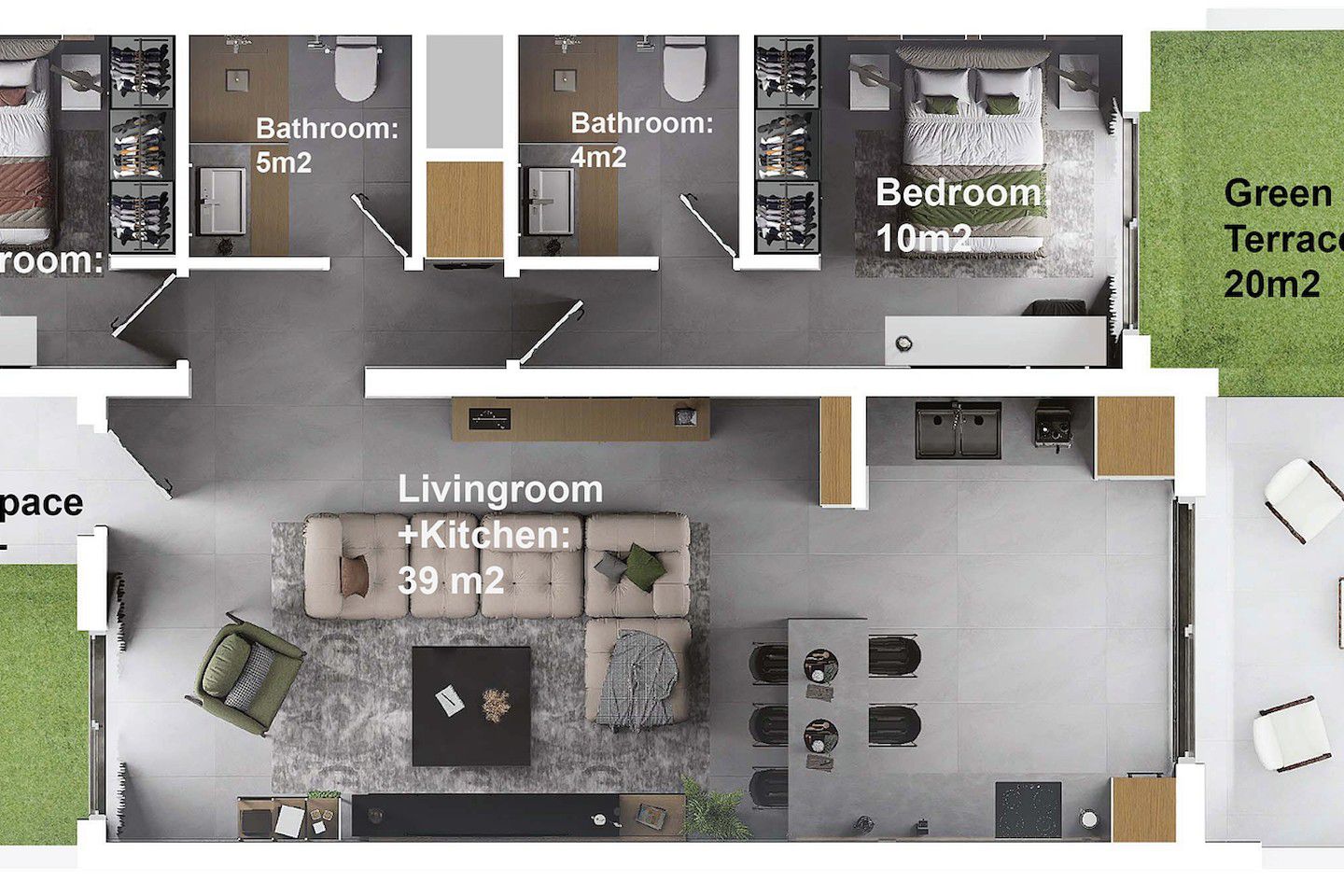 North Cyprus Two Bedroom Garden Apartment in Yeni Bogazici Photo 38