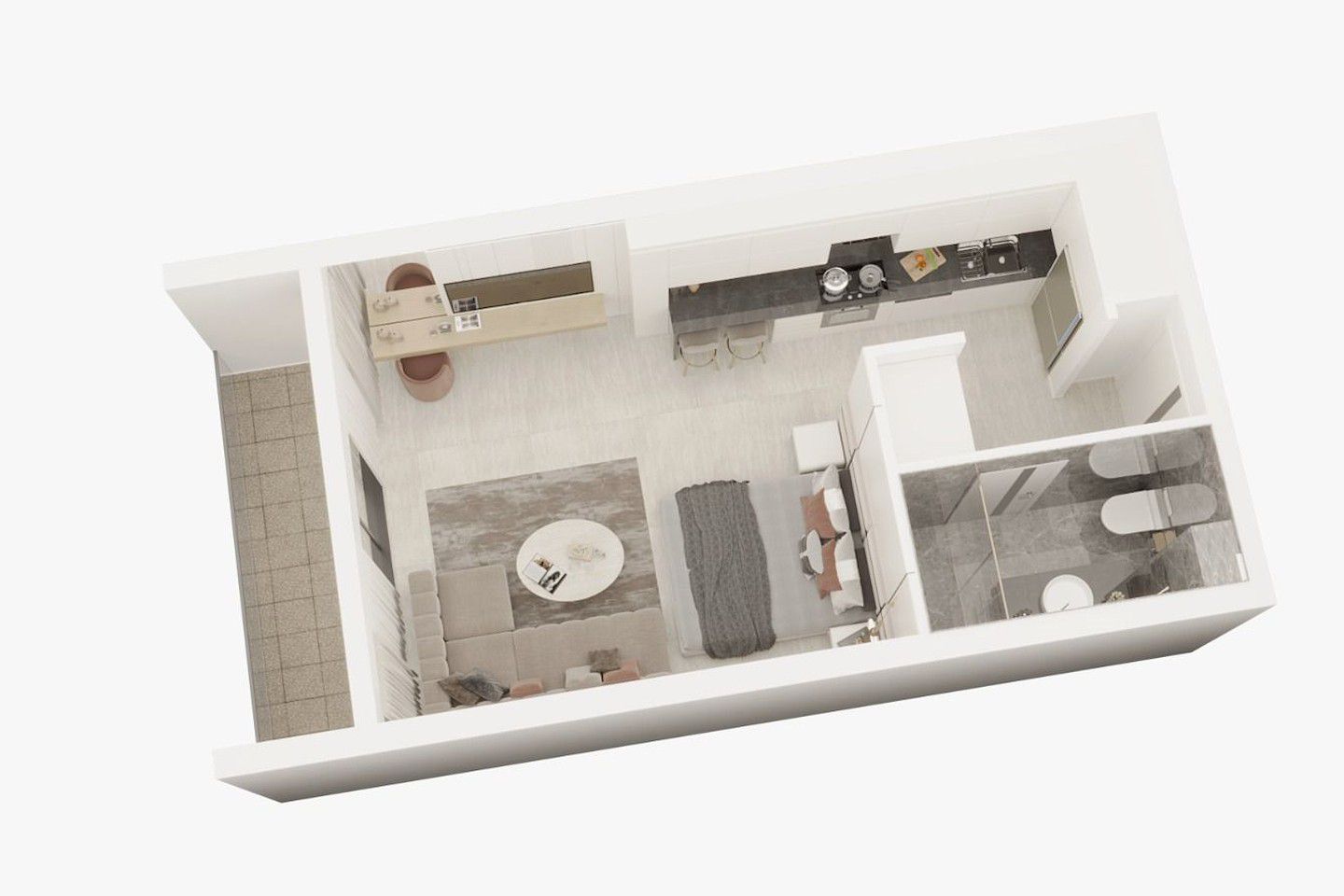 North Cyprus Studio Apartment in Yeni Bogazici Photo 14
