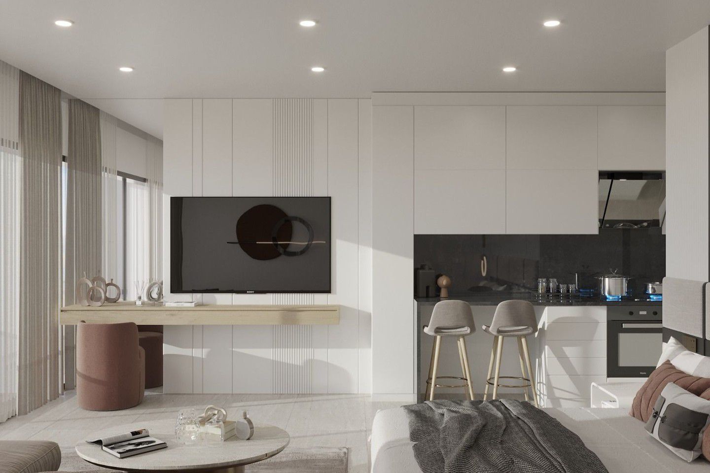 North Cyprus Studio Apartment in Yeni Bogazici Photo 9