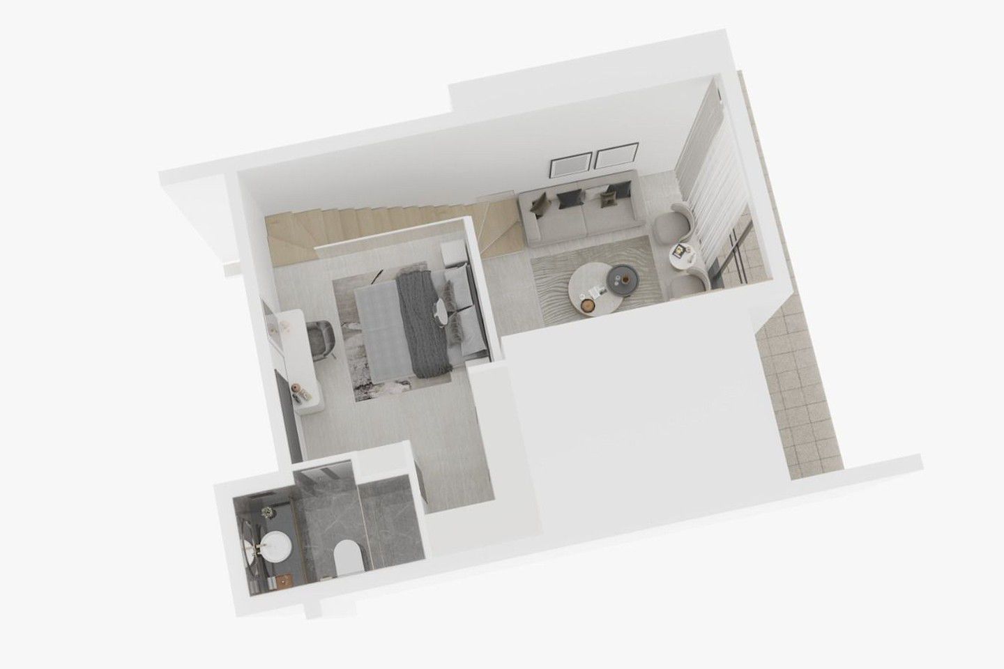 North Cyprus Two Bedroom Loft Garden in Yeni Bogazici Photo 18