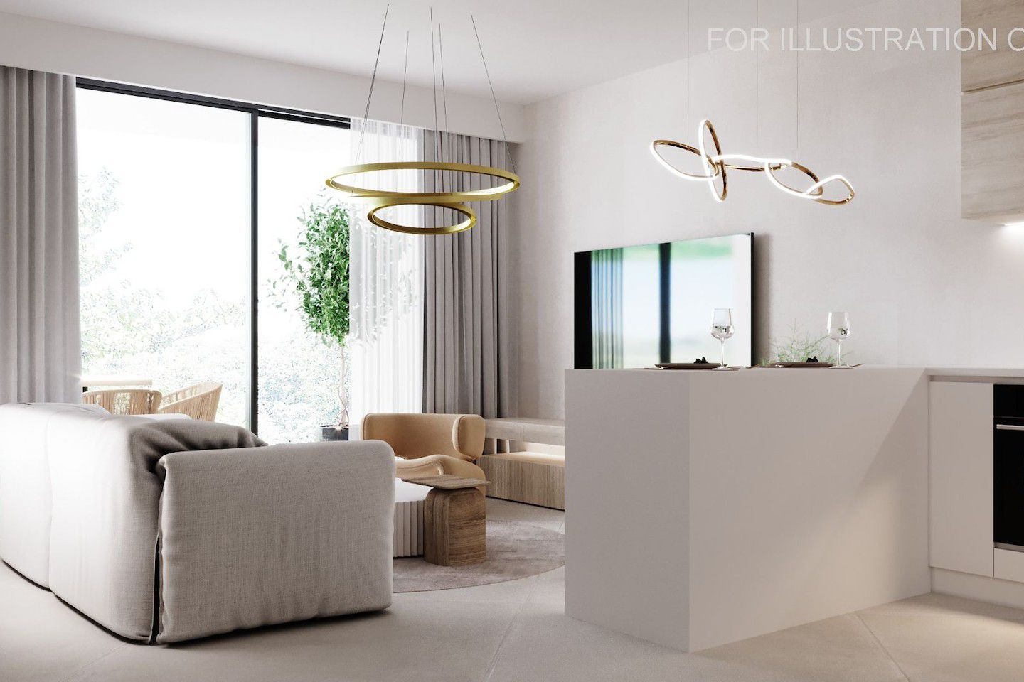Severný Cyprus Jednospálňové apartmány v úplne novom projekte Iskele Long Beach Photo 15