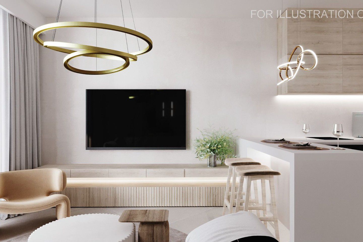 Severný Cyprus Jednospálňové apartmány v úplne novom projekte Iskele Long Beach Photo 11