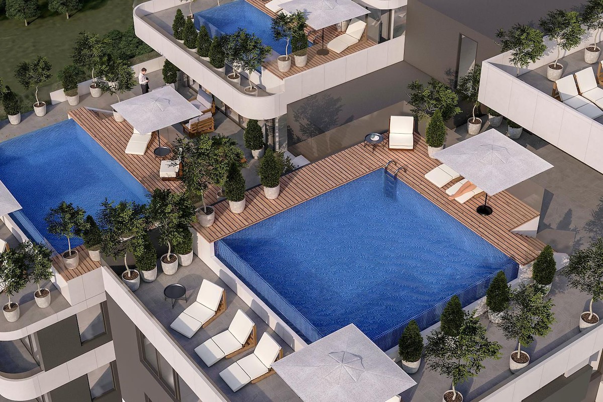 Norra Cypern Lägenhet med 3 sovrum i Luxury Resort på Lång strand Photo 22