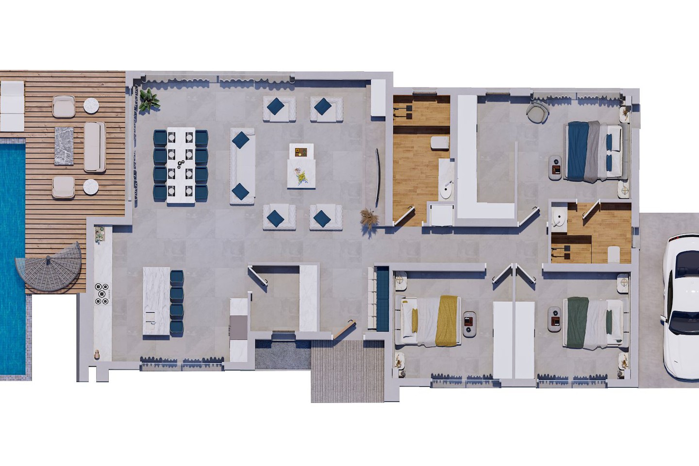 Norra Cypern Bungalow med tre sovrum i Yeni Bogazici Photo 22