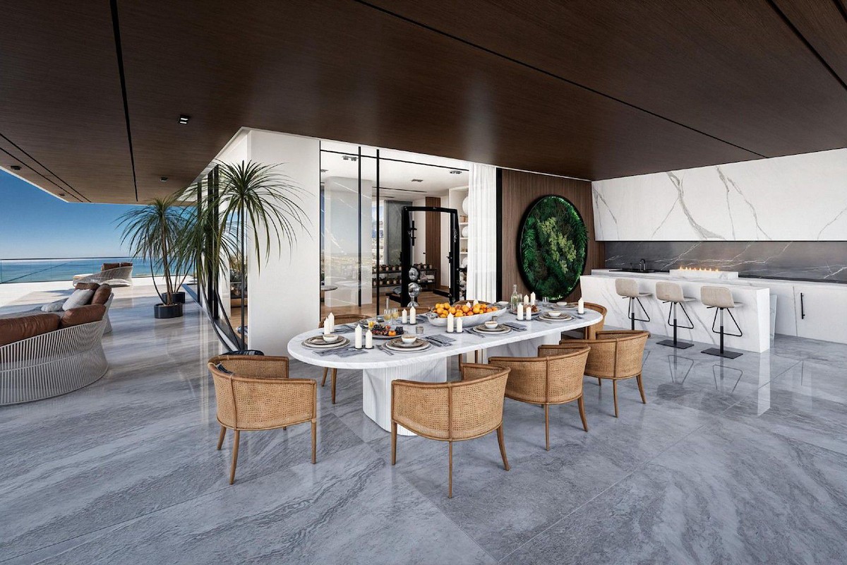 Norra Cypern Takvåning med fyra sovrum i Luxury Resort på Lång strand Photo 24