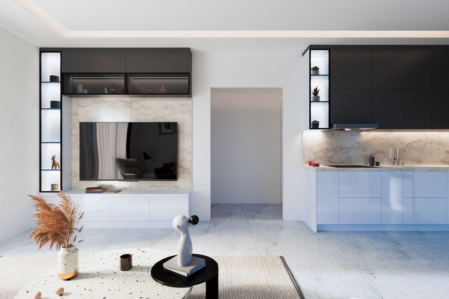 Nord-Kypros Penthouse med tre soverom i Yeni Bogazici Photo 48