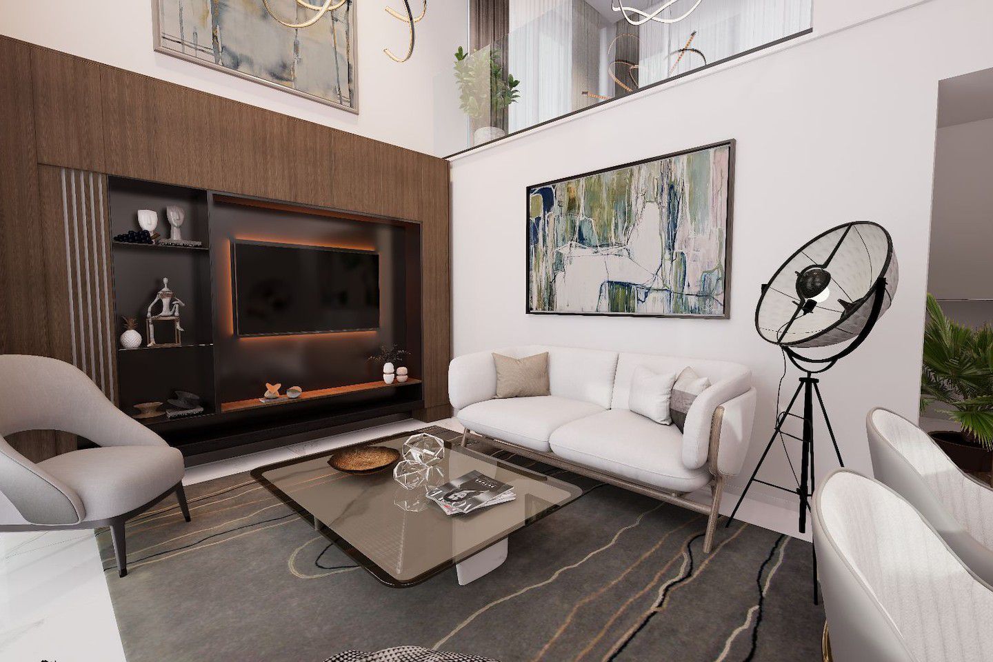 Severní Kypr Dvoupokojový loftový penthouse v Yeni Bogazici Photo 49