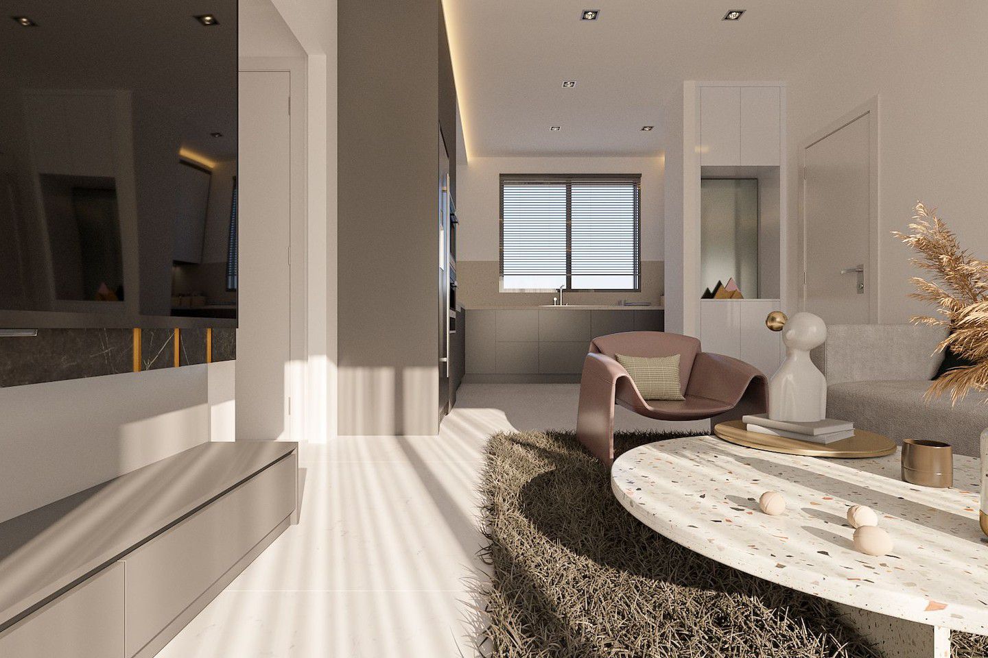 Severní Kypr Dvoupokojový penthouse v Yeni Bogazici Photo 45