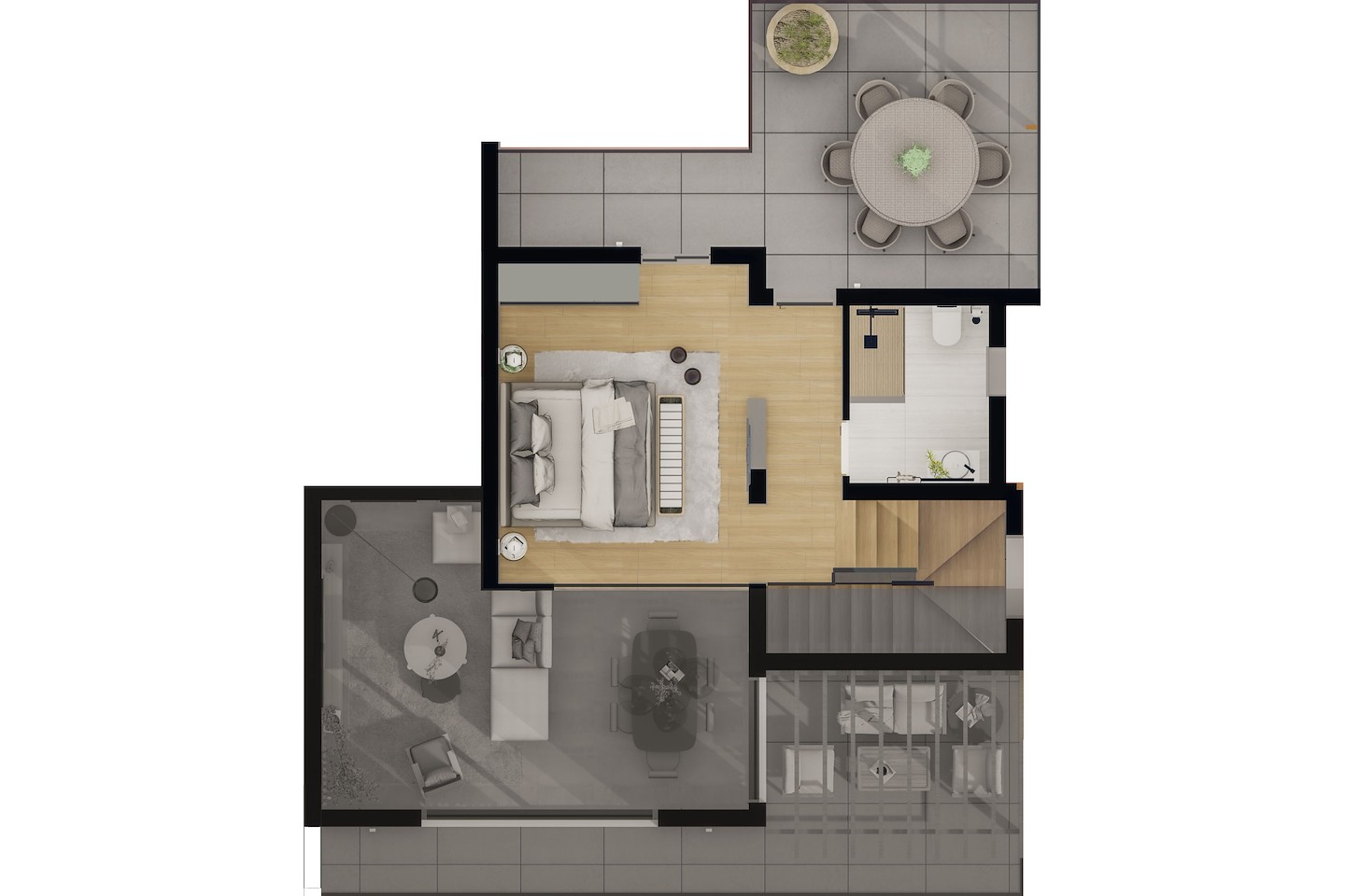 Norra Cypern Duplex- Takvåning med två sovrum i Iskele (Typ A, C) Photo 27