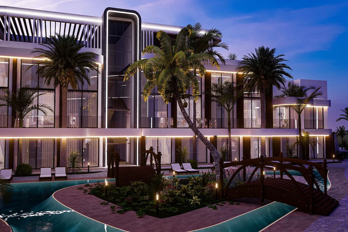 Kıbrıs İskele Tek Yatak Odalı Loft Penthouse Photo 22