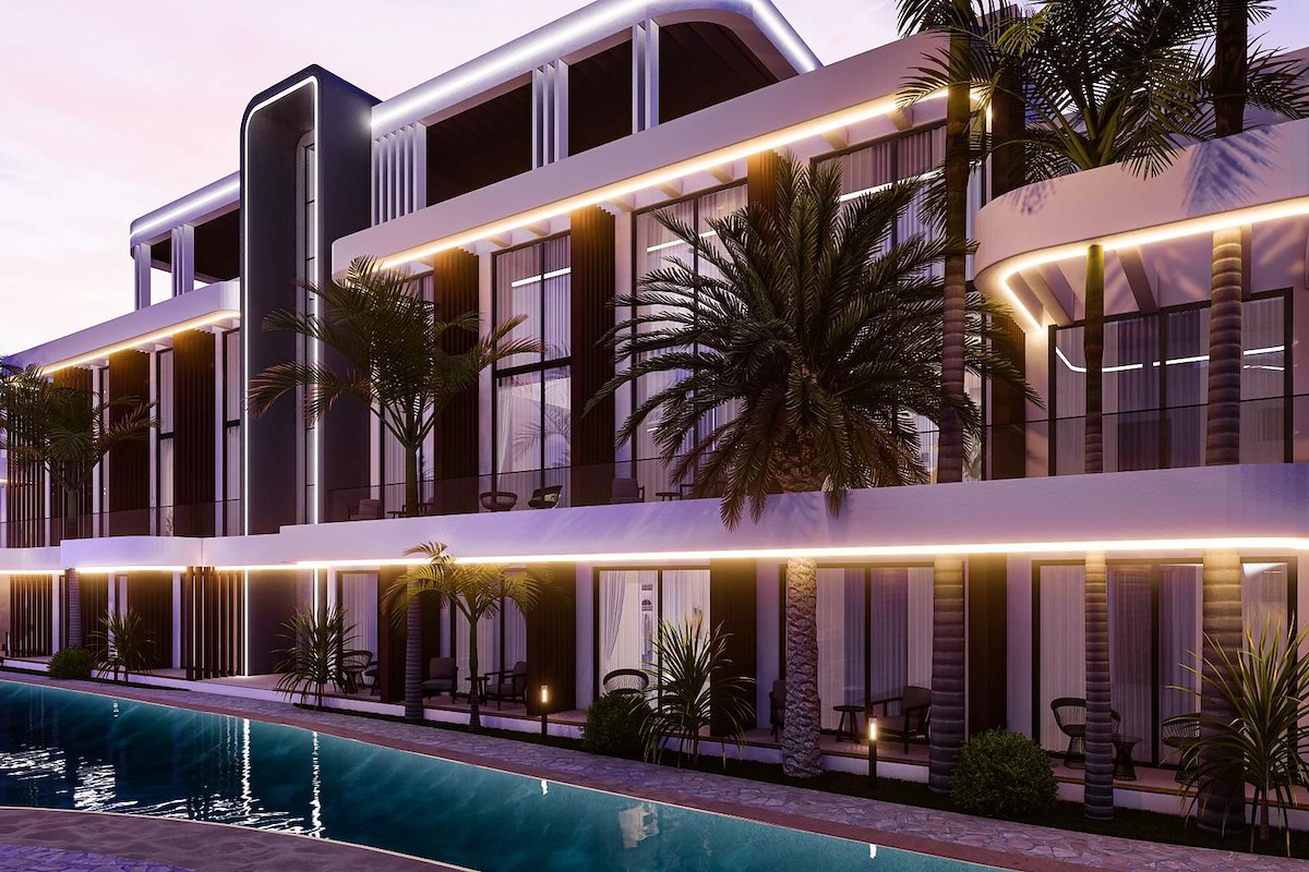 Kıbrıs İskele Tek Yatak Odalı Loft Penthouse Photo 23