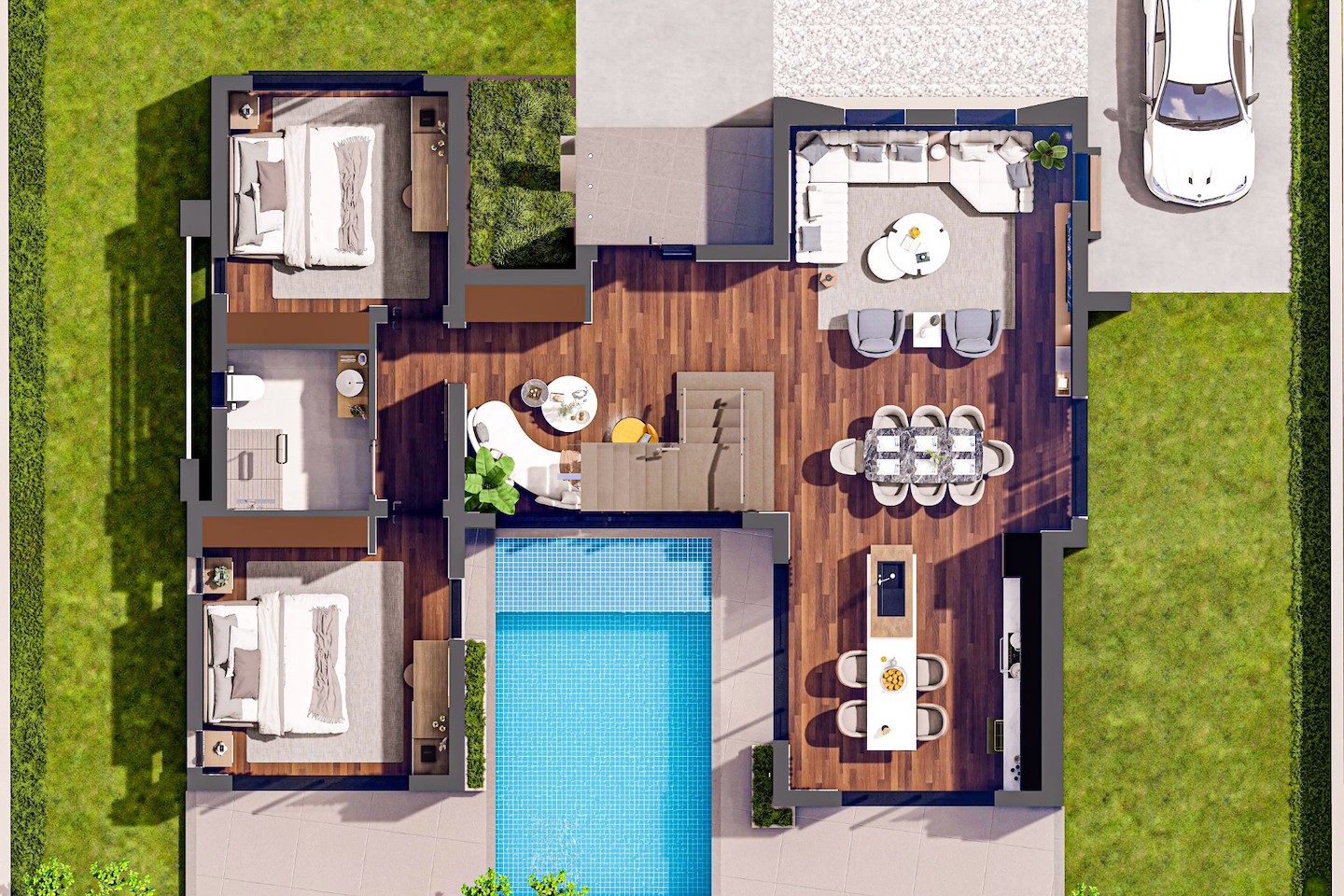 Norra Cypern Villa med tre sovrum i Yeni Bogazici Photo 49