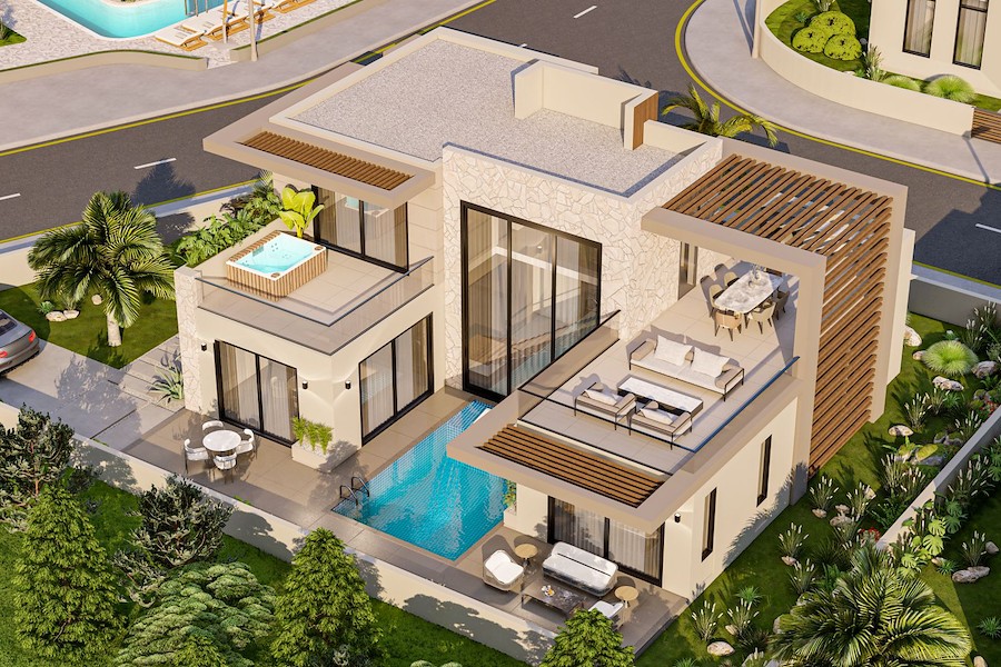 Yeni Boğaziçi Üç Yatak Odalı Villa