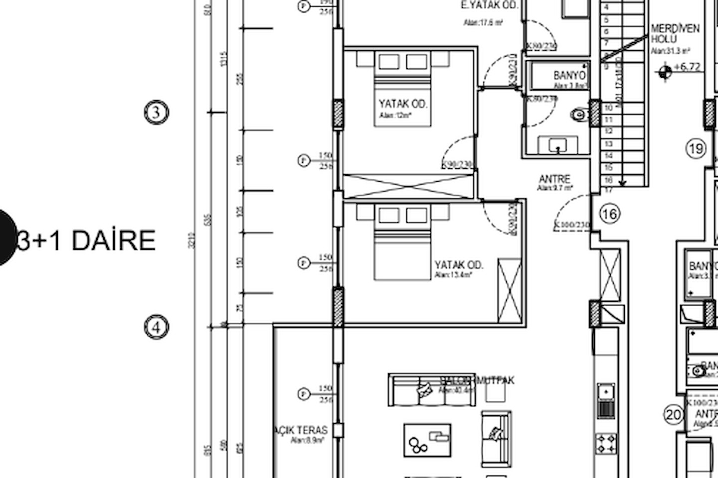 Nordzypern Drei-Zimmer- Wohnung in Alsancak Photo 10