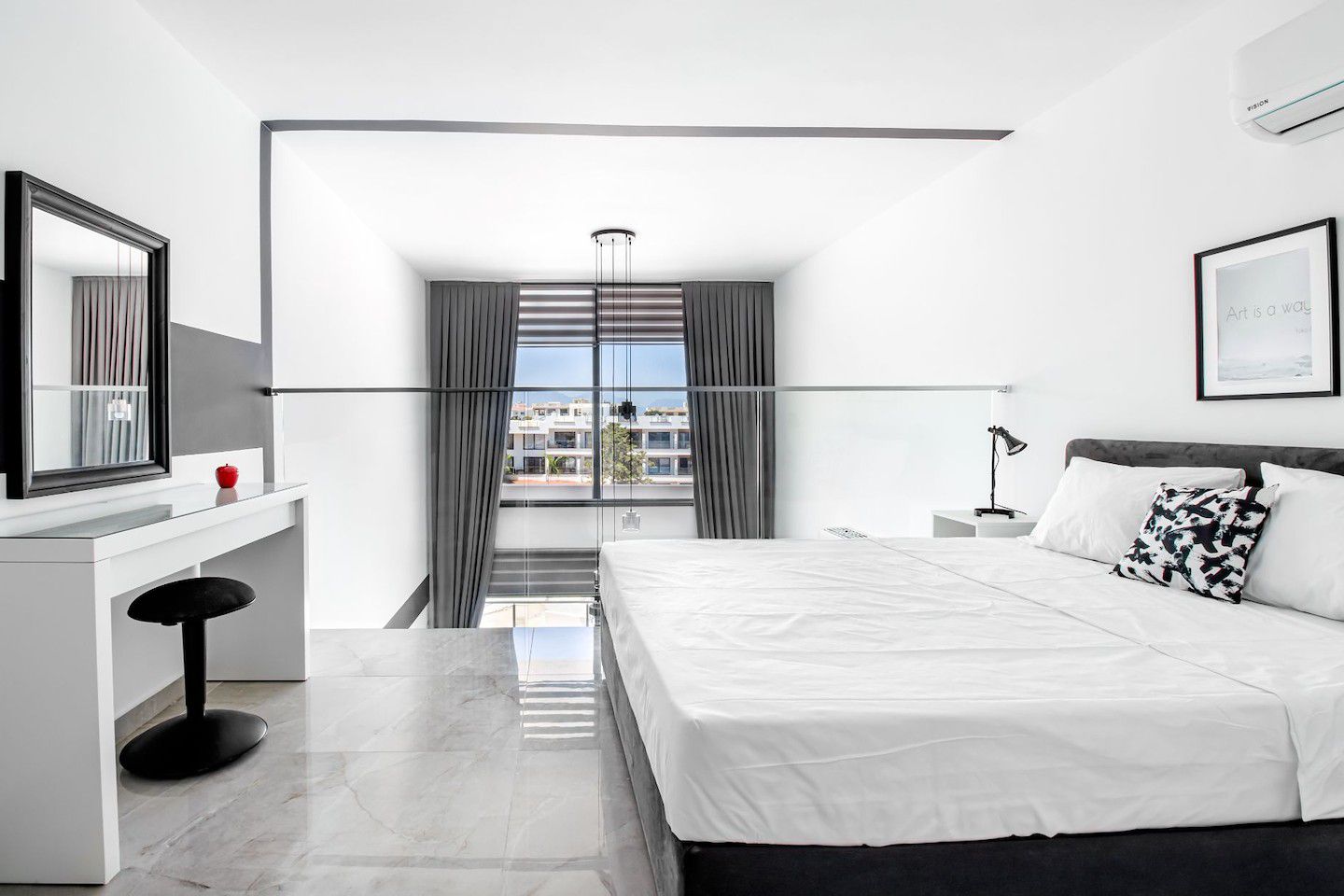 North Cyprus One Bedroom Loft Apartment in Esentepe Photo 29