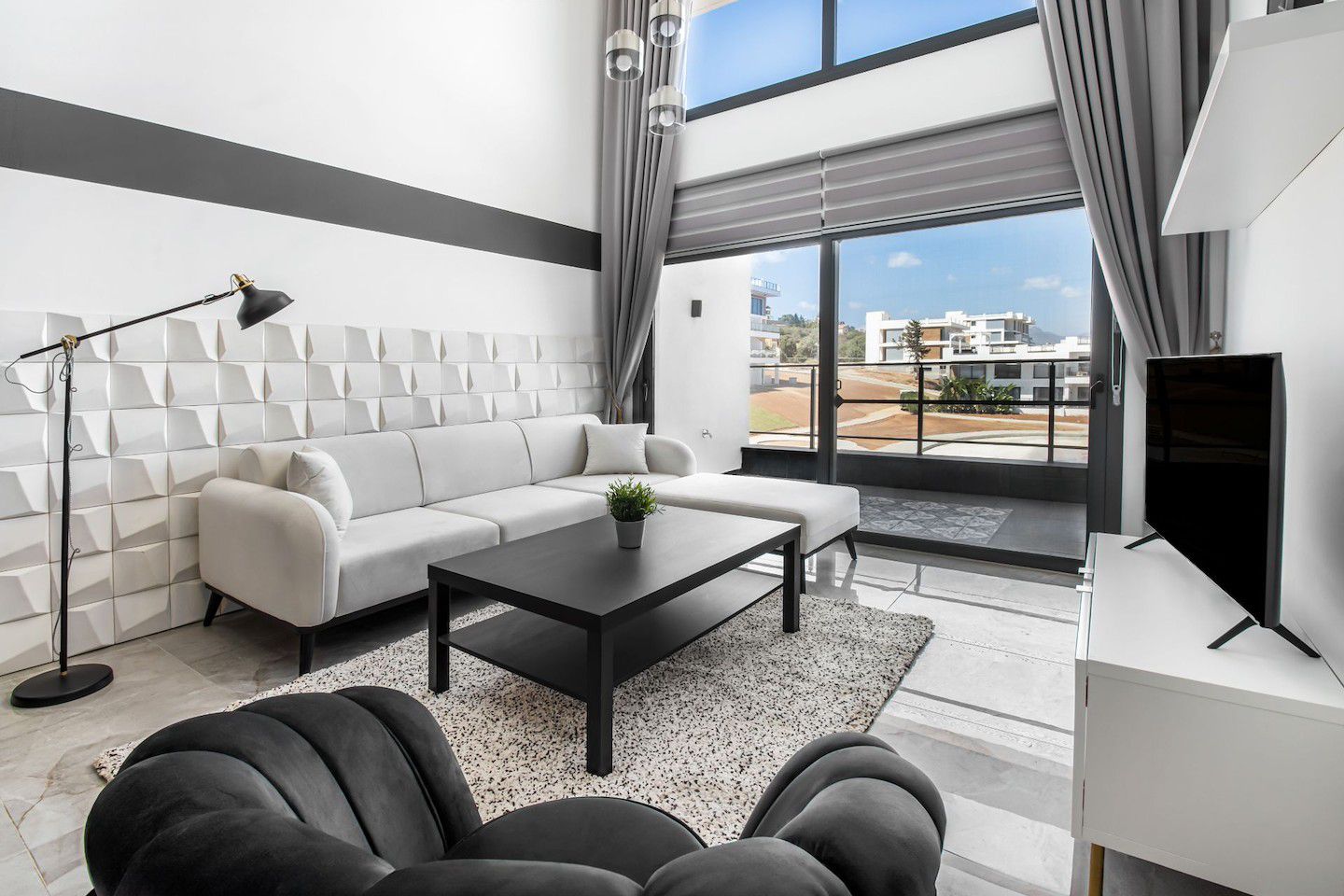 North Cyprus One Bedroom Loft Apartment in Esentepe Photo 24