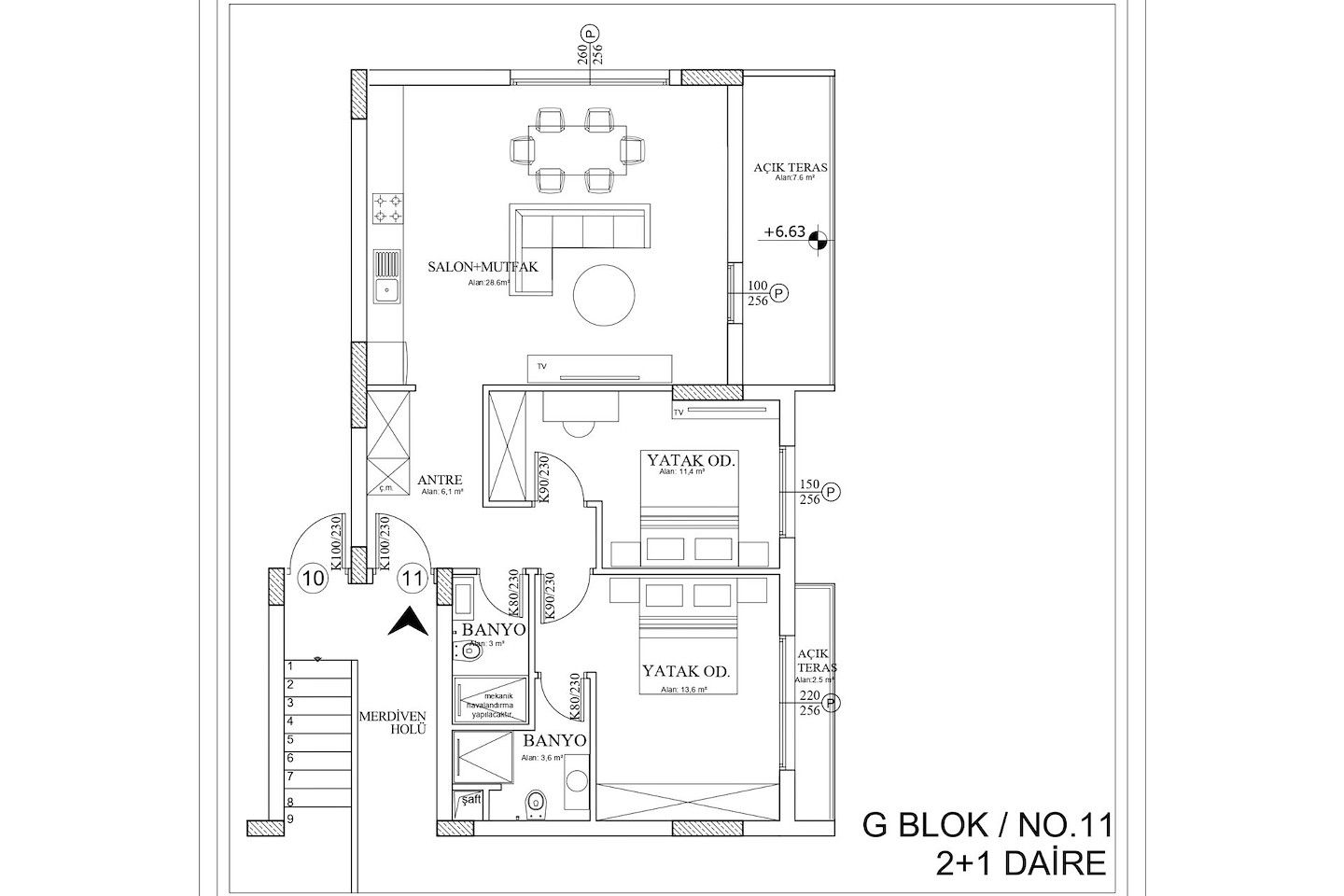 North Cyprus Two Bedroom Apartment in Alsancak (Type G) Photo 10