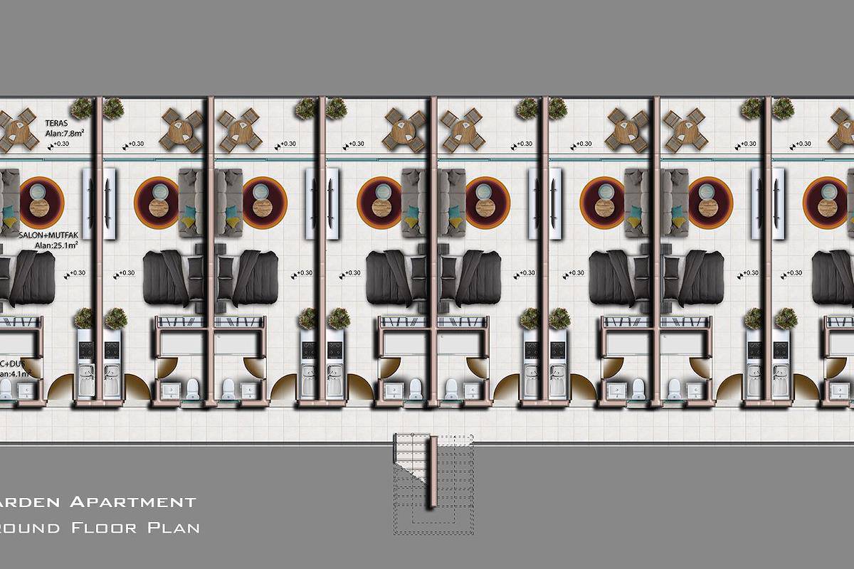 Severný Cyprus Štúdiové apartmány vo wellness tematickom projekte v Esentepe Photo 22
