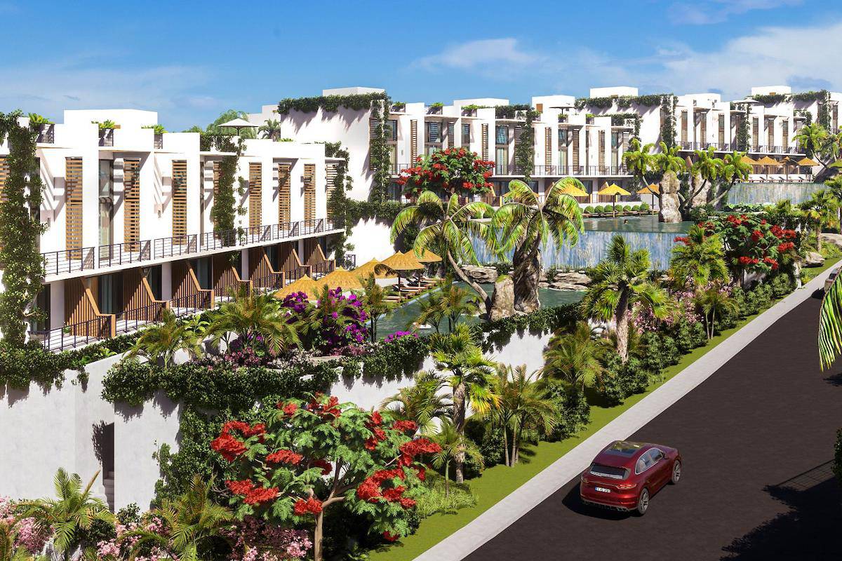 Severný Cyprus Jednospálňové apartmány vo wellness tematickom projekte v Esentepe Photo 19