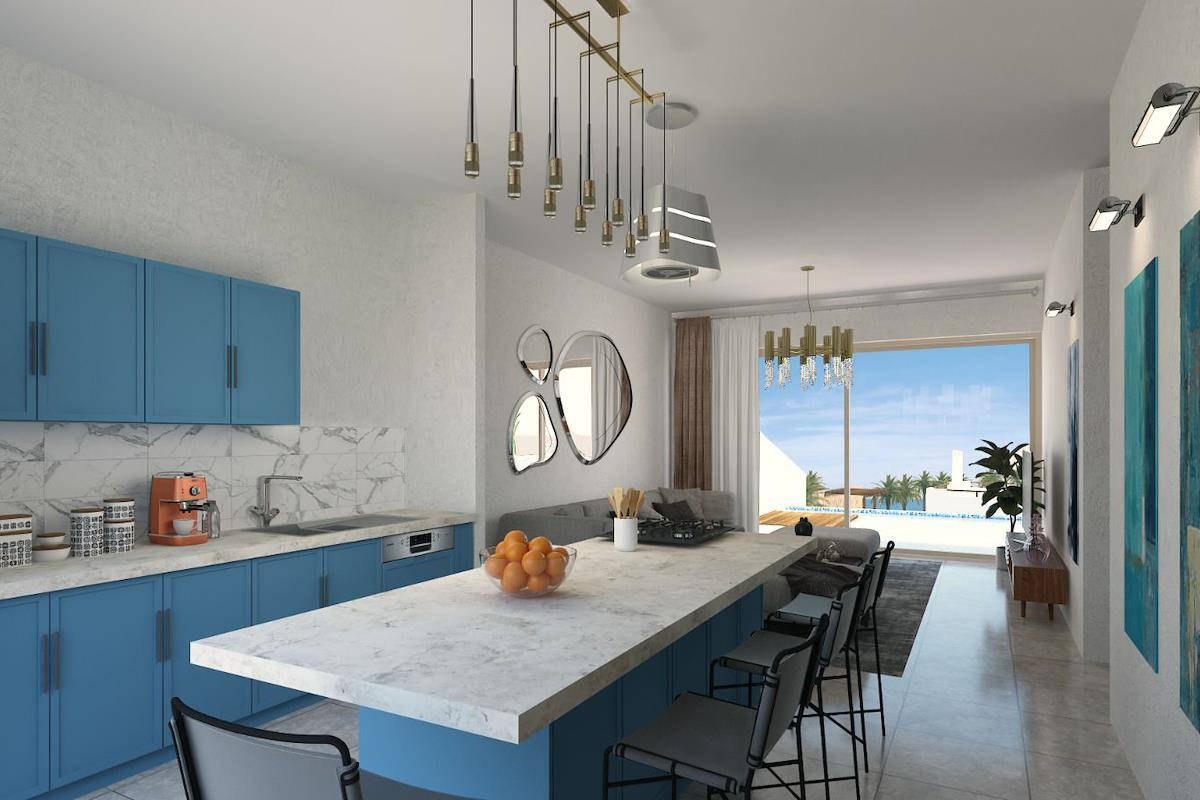 Severný Cyprus Jednospálňové apartmány vo wellness tematickom projekte v Esentepe Photo 25