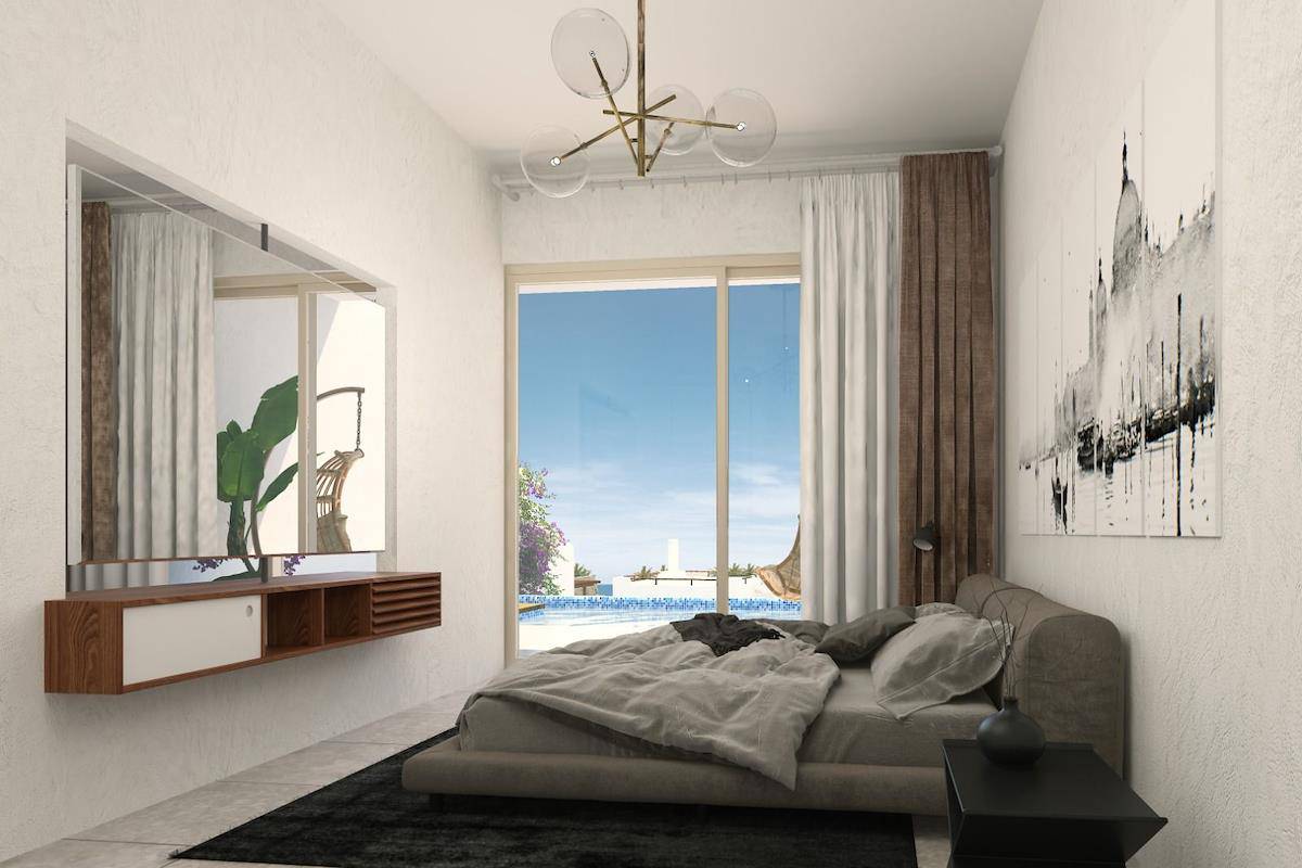 Severný Cyprus Jednospálňové apartmány vo wellness tematickom projekte v Esentepe Photo 26