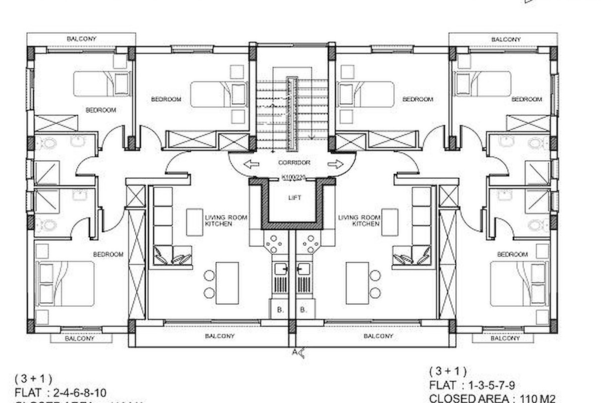 North Cyprus Three Bedrooms Apartment in Kyrenia City Center Photo 20