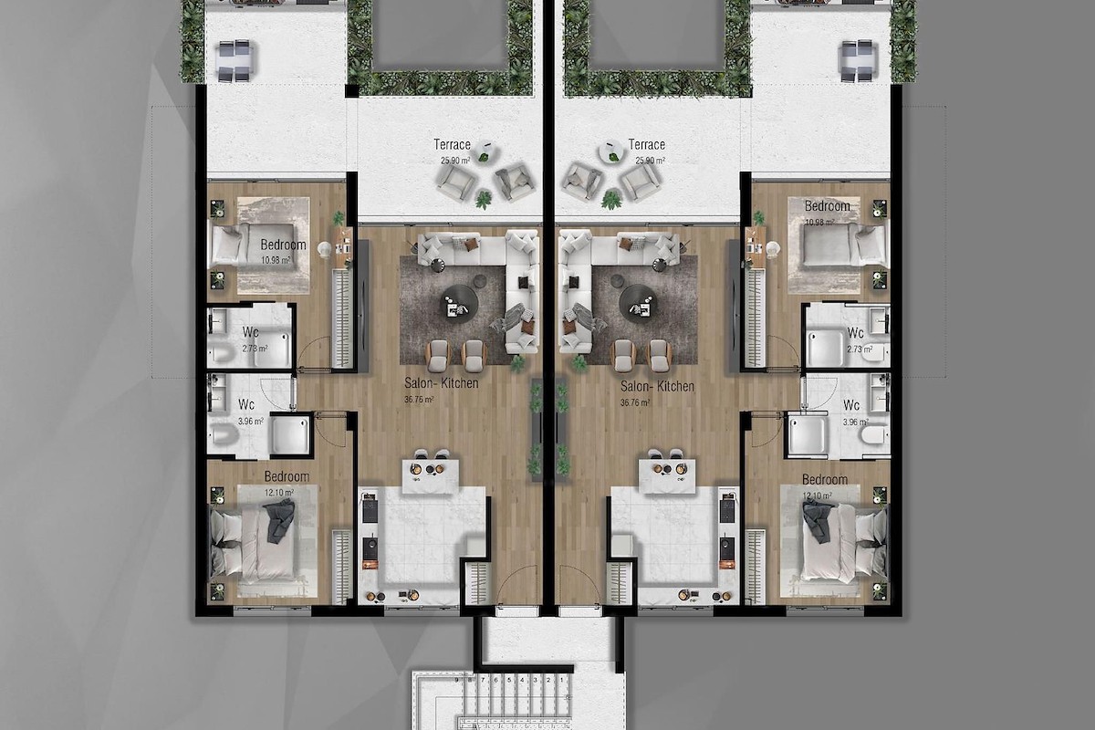 Norra Cypern Två sovrum Beachfront Lux Lägenhet i Tatlisu Photo 32