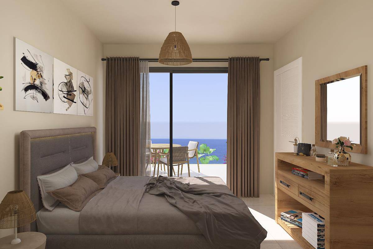 Norra Cypern Tre sovrum Beachfront Takvåning Lägenheter Photo 13