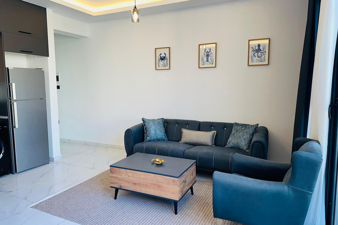 Észak-Ciprus Egy hálószobás penthouse Lapta területén Photo 16